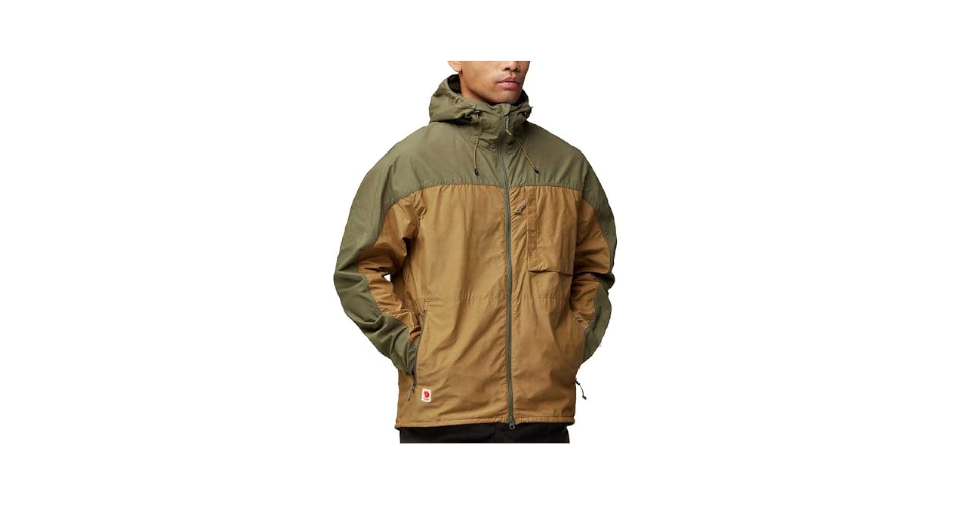 Fjällräven High Coast Wind Jacket Patina Green/Navy SM at